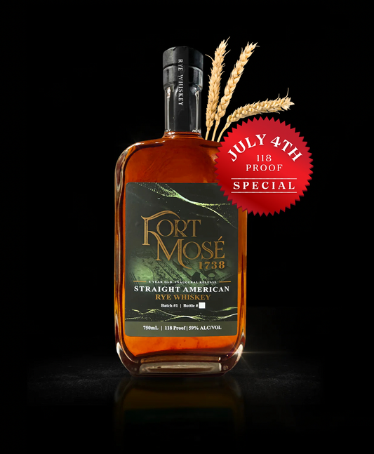 Fort Mosé Rye Whiskey- 118 Proof